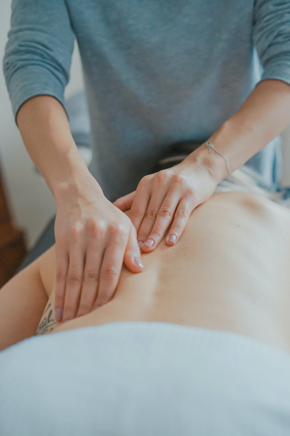 Massage treatment room at Zen Hobart